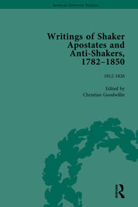 Kirjan kansi "Writings of Shaker Apostates and Anti-Shakers, 1782–1850"