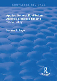 Bokomslag för "Applied General Equilibrium Analysis of India's Tax and Trade Policy"
