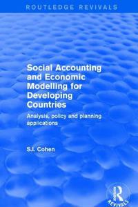 Social Accounting and Economic Modelling for Developing Countries