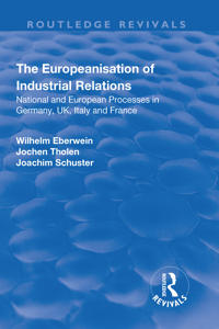Bokomslag för "The Europeanisation of Industrial Relations"