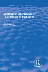 Bokomslag för "Education in the Open Society - Karl Popper and Schooling"