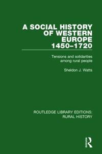 Kirjan kansi "A Social History of Western Europe, 1450-1720"