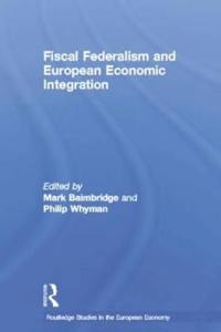 Kirjan kansi "Fiscal Federalism and European Economic Integration"
