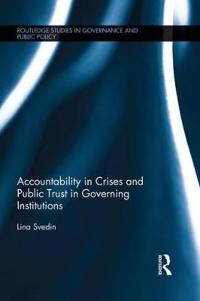 Bokomslag för "Accountability in Crises and Public Trust in Governing Institutions"