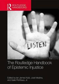 Kirjan kansi "The Routledge Handbook of Epistemic Injustice"