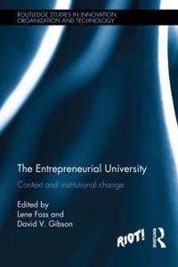 Bokomslag för "The Entrepreneurial University"