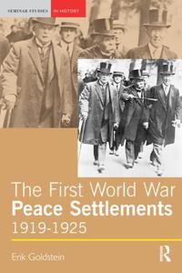 Bokomslag för "The First World War Peace Settlements, 1919-1925"