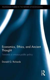 Bokomslag för "Economics, Ethics, and Ancient Thought"