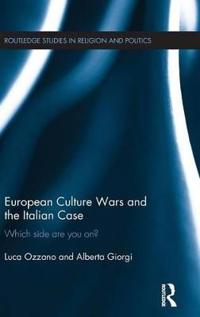 Kirjan kansi "European Culture Wars and the Italian Case"