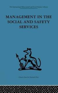 Kirjan kansi "Management in the Social and Safety Services"