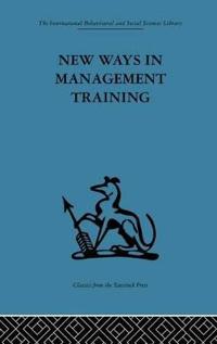 Kirjan kansi "New Ways in Management Training"