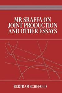 Bokomslag för "Mr Sraffa on Joint Production and Other Essays"