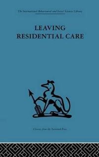 Kirjan kansi "Leaving Residential Care"