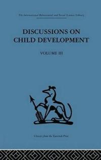 Kirjan kansi "Discussions on Child Development"