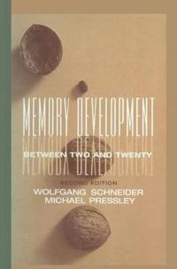 Bokomslag för "Memory Development Between Two and Twenty"