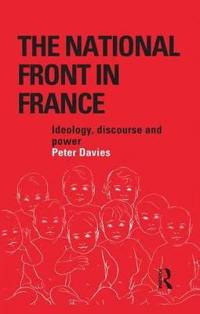 Kirjan kansi "The National Front in France"