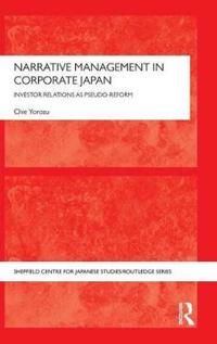 Bokomslag för "Narrative Management in Corporate Japan"