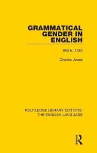 Grammatical Gender in English