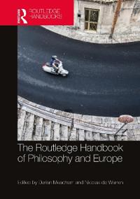 Kirjan kansi "The Routledge Handbook of Philosophy and Europe"