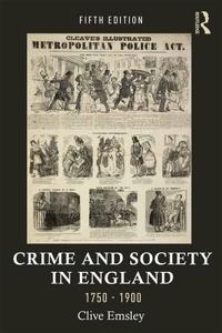 Kirjan kansi "Crime and Society in England, 1750–1900"