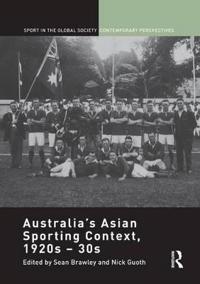 Kirjan kansi "Australia's Asian Sporting Context, 1920s - 30s"