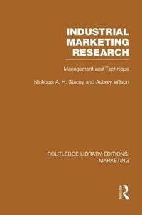 Bokomslag för "Industrial Marketing Research (RLE Marketing)"