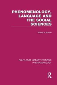 Bokomslag för "Phenomenology, Language and the Social Sciences"