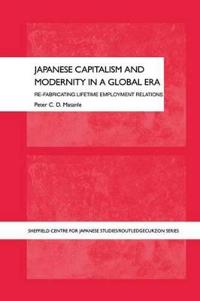 Kirjan kansi "Japanese Capitalism and Modernity in a Global Era"