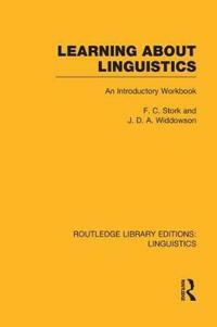 Learning about Linguistics (RLE Linguistics A: General Linguistics)