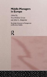 Kirjan kansi "Middle Managers In Europe"