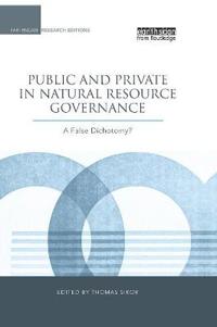 Kirjan kansi "Public and Private in Natural Resource Governance"