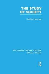 Kirjan kansi "The Study of Society (RLE Social Theory)"