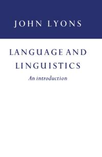 Language and Linguistics