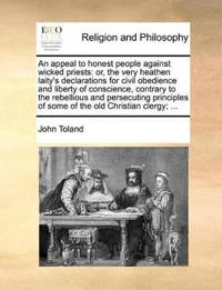 An Appeal to Honest People Against Wicked Priests