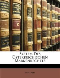 System Des Österreichischen Markenrechtes