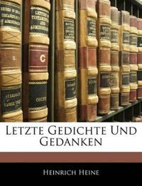 Letzte Gedichte Und Gedanken