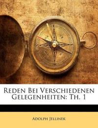 Reden Bei Verschiedenen Gelegenheiten