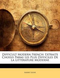 Difficult Modern French