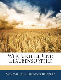 Werturteile Und Glaubensurteile