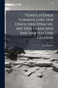 Kirjan kansi "Versuch einer Formenlehre der oskischen Sprache, mit den oskischen Inschriften und Glossar"