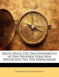 Bokomslag för "Erstes Buch Fur Den Unterricht in Den Neueren Sprachen"