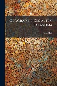 Kirjan kansi "Geographie des alten Palästina"