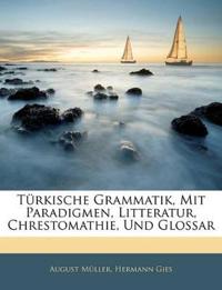 Bokomslag för "Turkische Grammatik, Mit Paradigmen, Litteratur, Chrestomathie, Und Glossar"