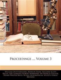 Proceedings ...; Volume 3