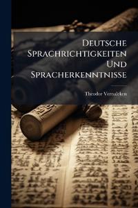 Deutsche Sprachrichtigkeiten Und Spracherkenntnisse