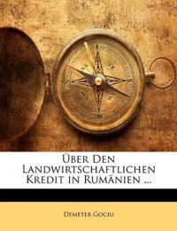 Über Den Landwirtschaftlichen Kredit in Rumänien ...
