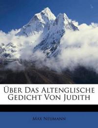 Uber Das Altenglische Gedicht Von Judith