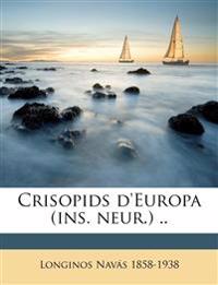 Crisopids d'Europa (ins. neur.) ..