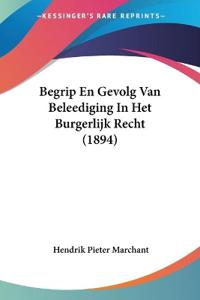 Begrip En Gevolg Van Beleediging In Het Burgerlijk Recht (1894)