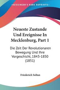 Soltan, F: Neueste Zustande Und Ereignisse In Mecklenburg, P